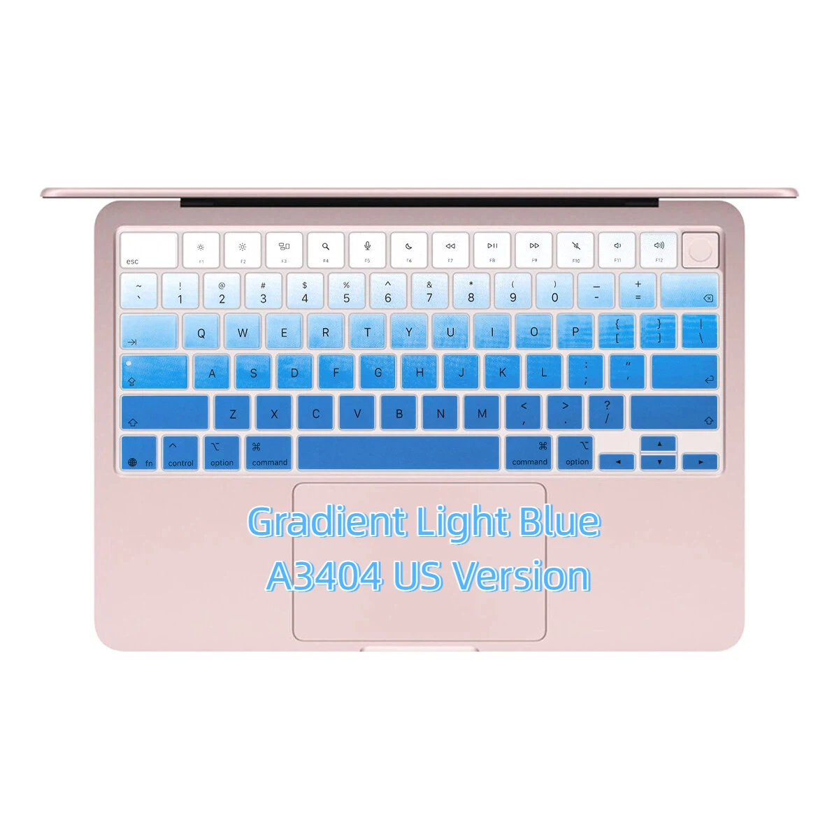 Gradient Ombre English Keyboard Cover for US MacBook Neo 13 inch (A18) Pro 2026 Release Model A3404 512GB With Touch ID