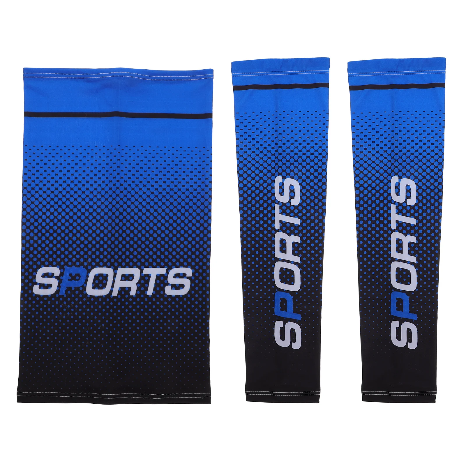 1セット1セット日焼け止めフェイスマスクスリーブ肘サポート通気性アウトドアアームガード男性女性用夏UV