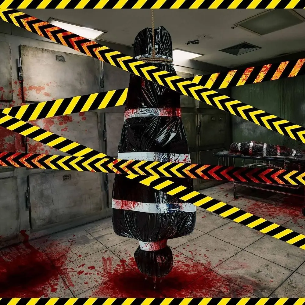 

Реквизит для трупа, надувной висячий труп, страшный черный реквизит для мертвого октура, большой искусственный труп, украшение на Хэллоуин снаружи