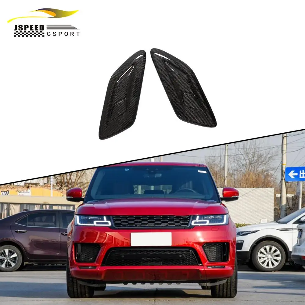 

Suitable for Land Rover Range Rover SPORT L494 Practical 4-door 2018-2020 dry carbon fiber hood mudguard vents