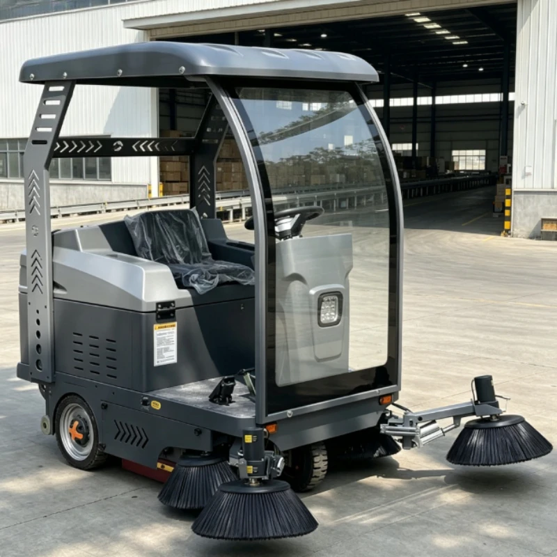 Integrated Triple Function Lithium Electric Road Sweeper Sweeping Washing Dust Suppression Square Cleaning Vehicle