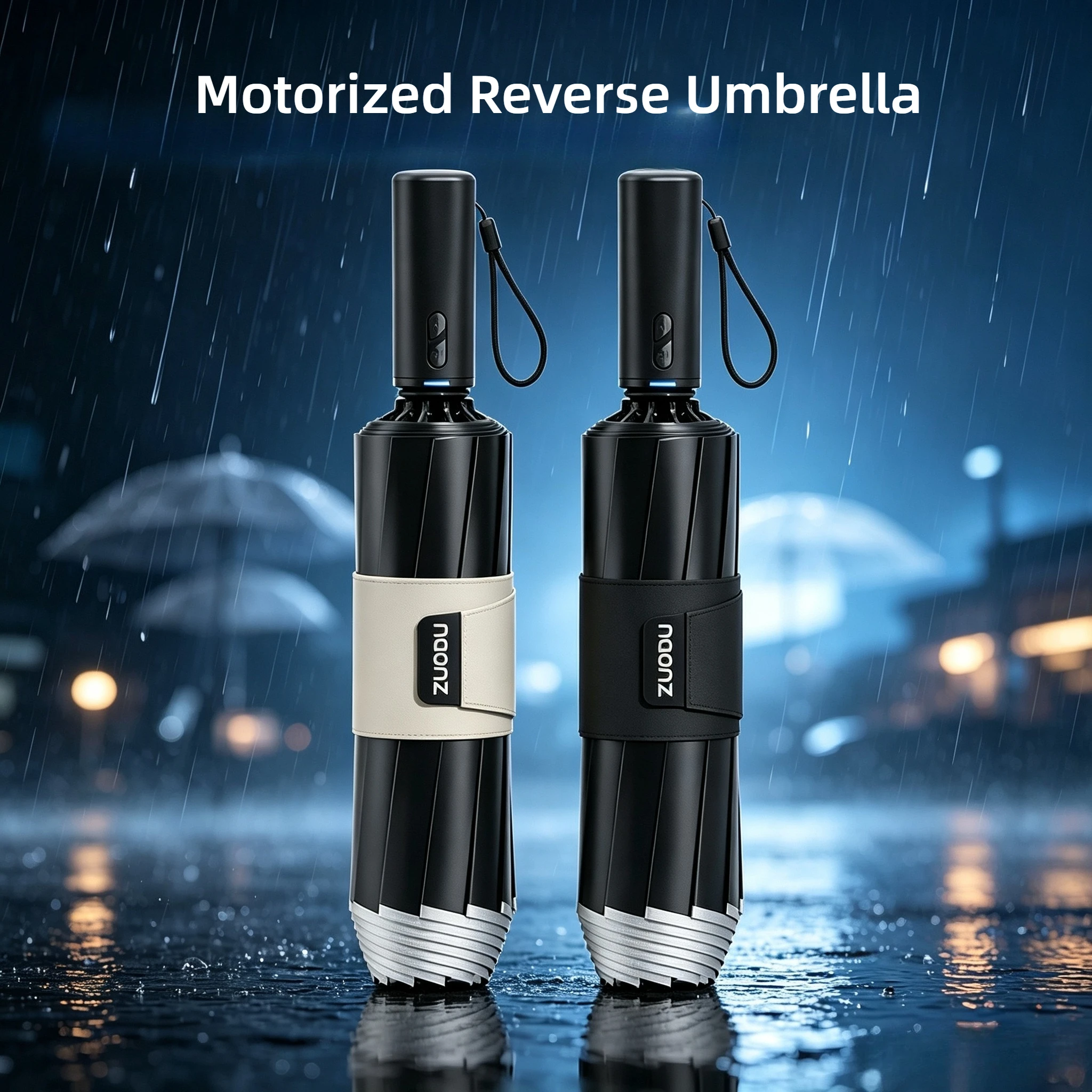 Rechargeable Intelligent Electric Reverse Umbrella Fully Automatic Reinforced 7 Rechargeable Intelligent Electric Reverse Umbrella Fully Automatic Reinforced