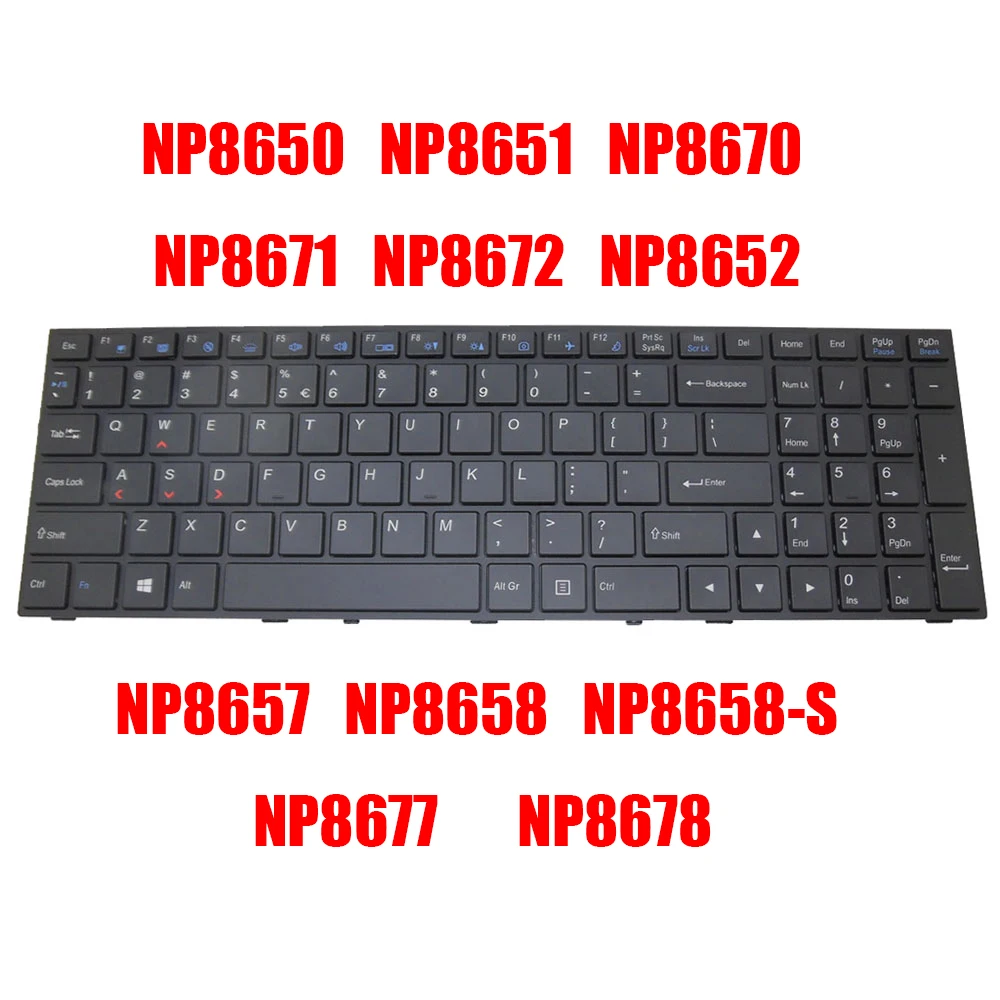США для Sager NP8650 NP8651 NP8670 NP8671 NP8672 NP8652 NP8657 NP8658 NP8658-S NP8677 NP8678 Черная клавиатура с подсветкой США для Sager NP8650 NP8651 NP8670 NP8671 NP8672 NP8652 NP8657 NP8658 NP8658-S NP8677 NP8678 Черная клавиатура с подсветкой