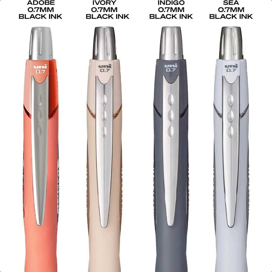 أقلام Jetstream RT NY Times Wirecutter أفضل قلم لحزمة أكثر من العقد مكونة من 4 أقلام ذات نقاط رفيعة سوداء مقاس 0.7 مم للعودة إلى المدرسة