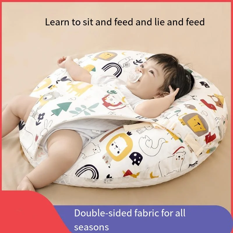 2024 New Nursing Pillow Multifunctional Newborns and Moms Breastfeeding Pillow for Breastfeeding and Waist Support