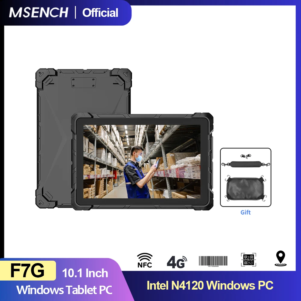 

Новый прочный планшет с ОС Windows Intel N4120 Процессор 10-дюймовый 8 ГБ ОЗУ 128 ГБ ПЗУ IP67 4G LTE Промышленный водонепроницаемый компьютер F7G закаленное стекло
