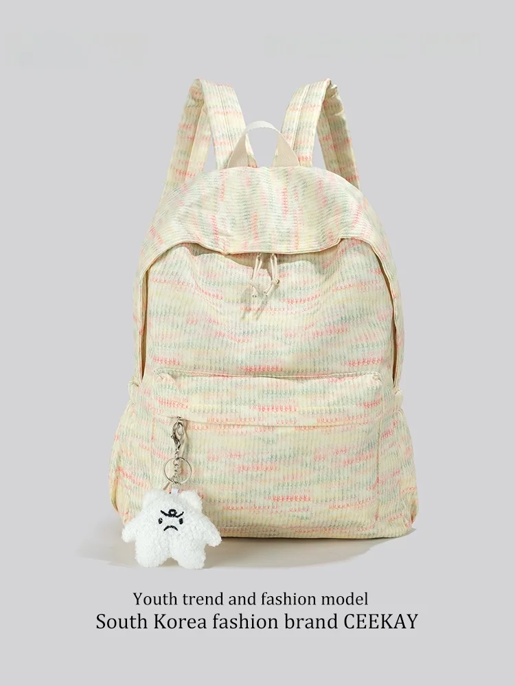 Ceekay Original Large Capacity Travel Backpack for High School And College Students Women's Sweet School Style Double Shoulde...