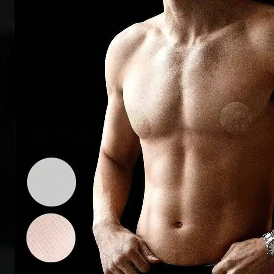 10-pack anti-exposure breast pads, men's special breast pads to prevent nipple protrusion, summer invisible disposable nipple