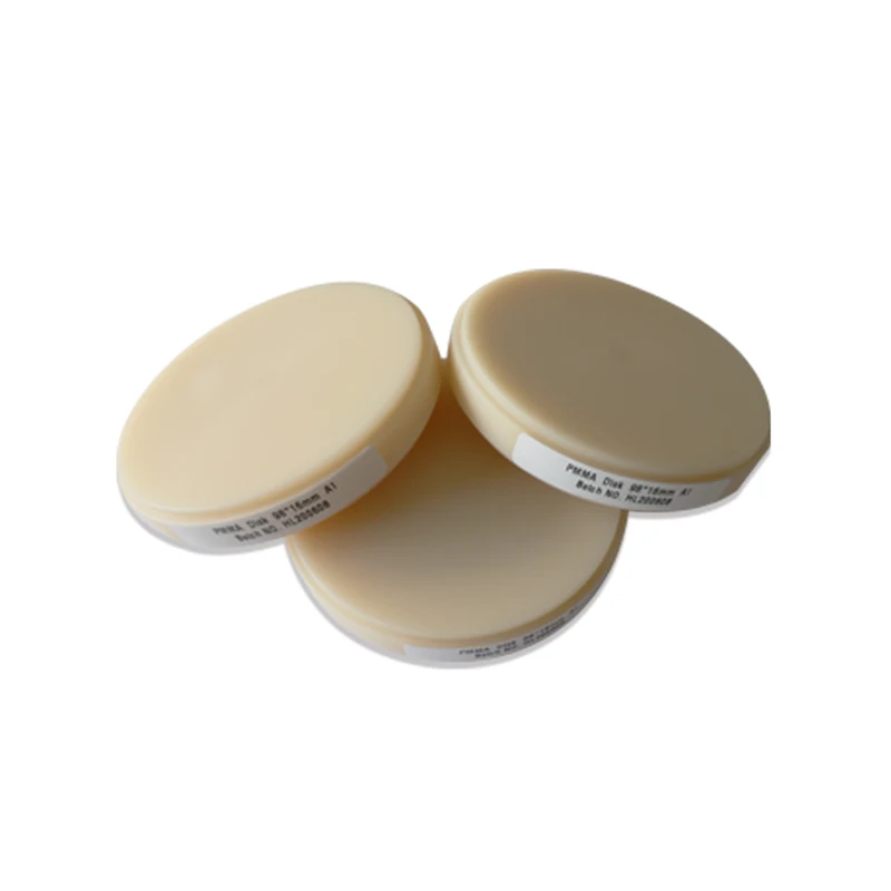 CAMDENT Denture PMMA 98mm 20mm Monolayer Resin Blank Dental Temporary Crowns/Bridges Dentes CAD CAM PMMA Block Disc Material