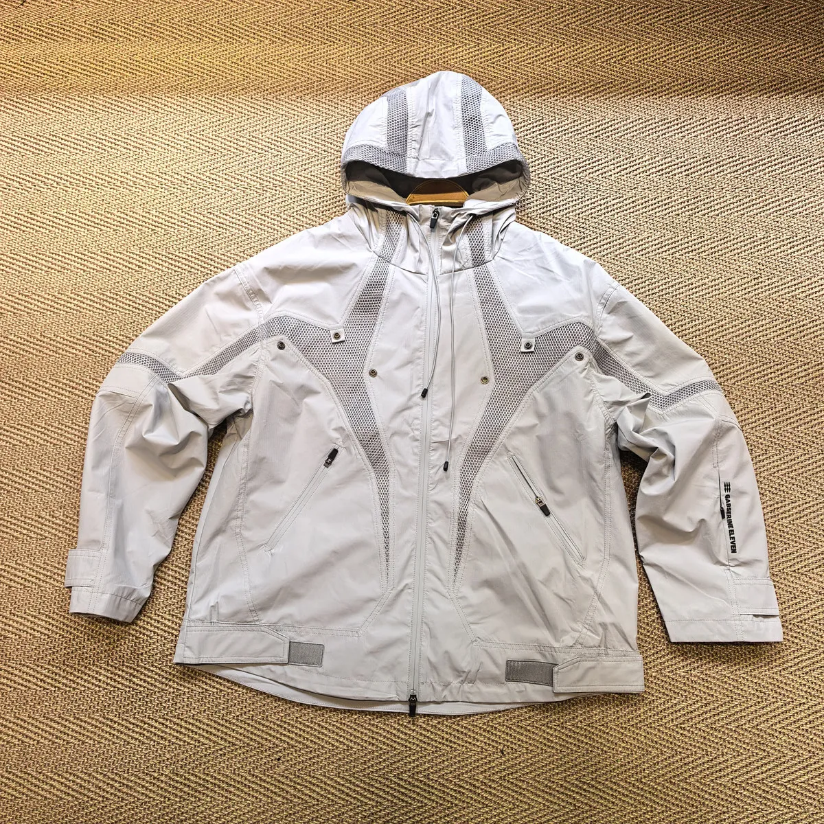 2026 New Autumn Stitching Personalized Jacket Zipper Pocket Hooded Loose Coat Jacket Retro