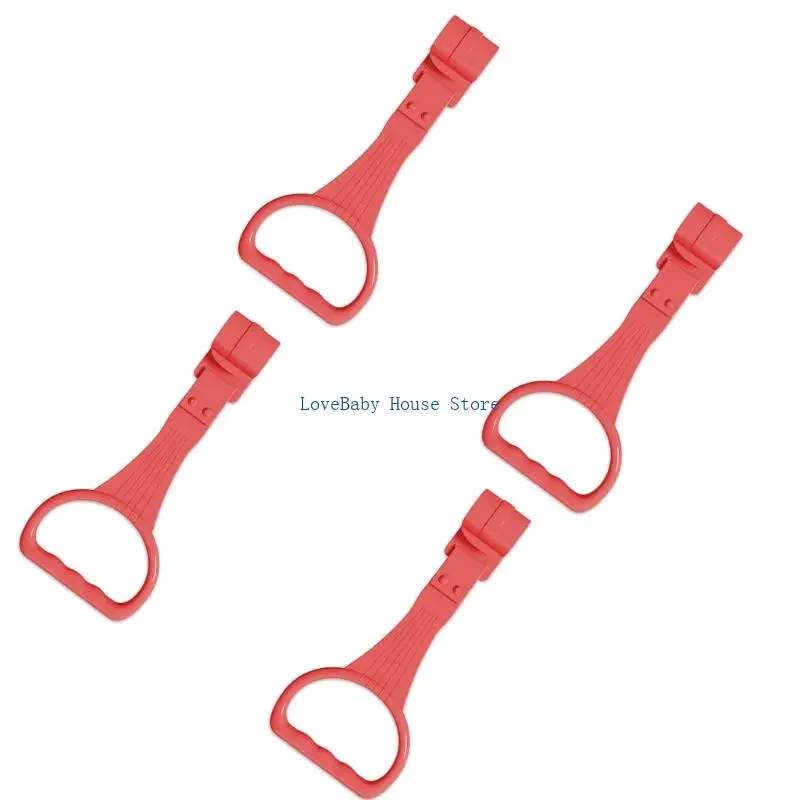 BX0D 4Pcs Baby Standing Aid Rings Secure Playpen Attachment Early Walking Practice
