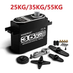 Servo Brushless impermeabile 25Kg 35Kg 55Kg Servo ad alta velocità Pro Metal Gear Servo digitale Baja Servo per auto RC in scala 1/8 1/10