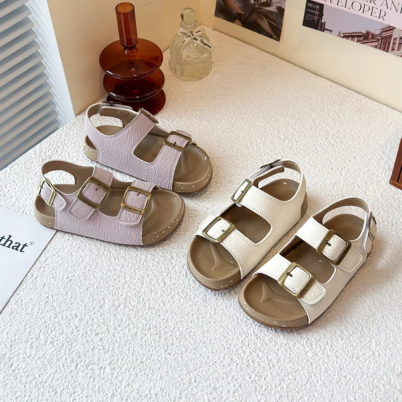 

Children Beach Sandals for Boys Girls Summer Outdoor Soft Sole Anti Slip Kids Shoes Toddler Casual Open Toe Flat Sandals