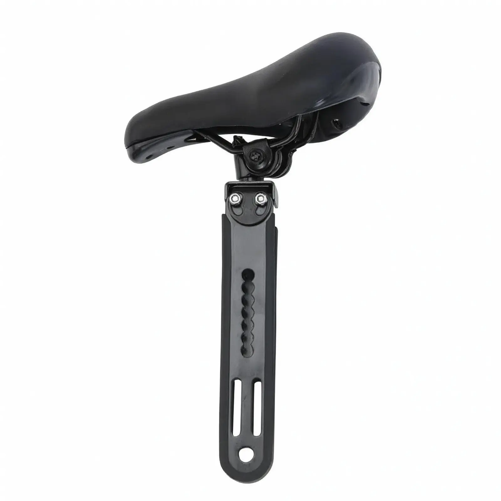 Front Child Cycle Seat for Bicycle with Black Aluminum Frame and Comfort Saddle for Toddler Bike Accessories for Parent Riding