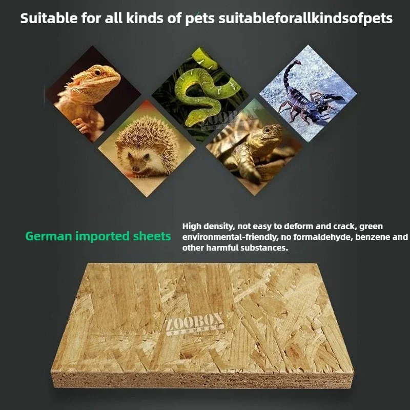 Crawling Pet Tortoise Hedgehog Lizard Breeding Box Heated Constant-temperature Terrariums Hibernation Transparent Viewing Box