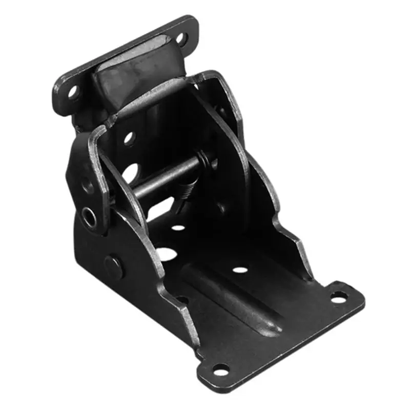 2Pack Lock Extension Support Bracket Foldable Self Lock Hinges With Screws For Table Bed Leg Feet-A68E