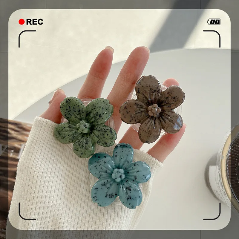 

Держатель-подставка для телефона Ink Sakura Flower, раскладной, складной, с кольцом-держателем для пальца, для iPhone 16, 17, 15, аксессуар