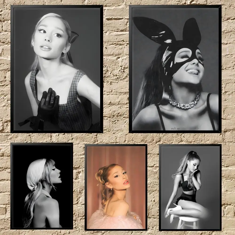 POPULAR Ariana Grandee Poster HD Waterproof Self-Adhesive Wall Art - Versatile Decor for Any Space | Perfect Gift Idea