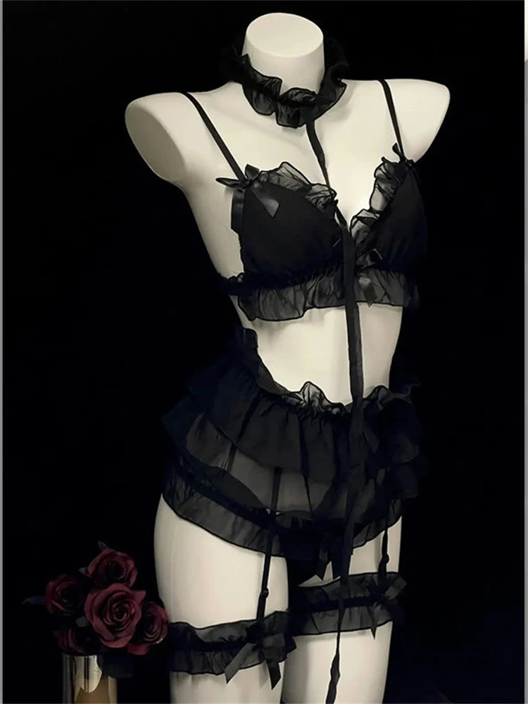 

Открытый бюстгальтер с вырезами, чулки для секса, кружевное прозрачное белье, боди больших размеров, Lenceria Mujer, эротические костюмы на Хэллоуин