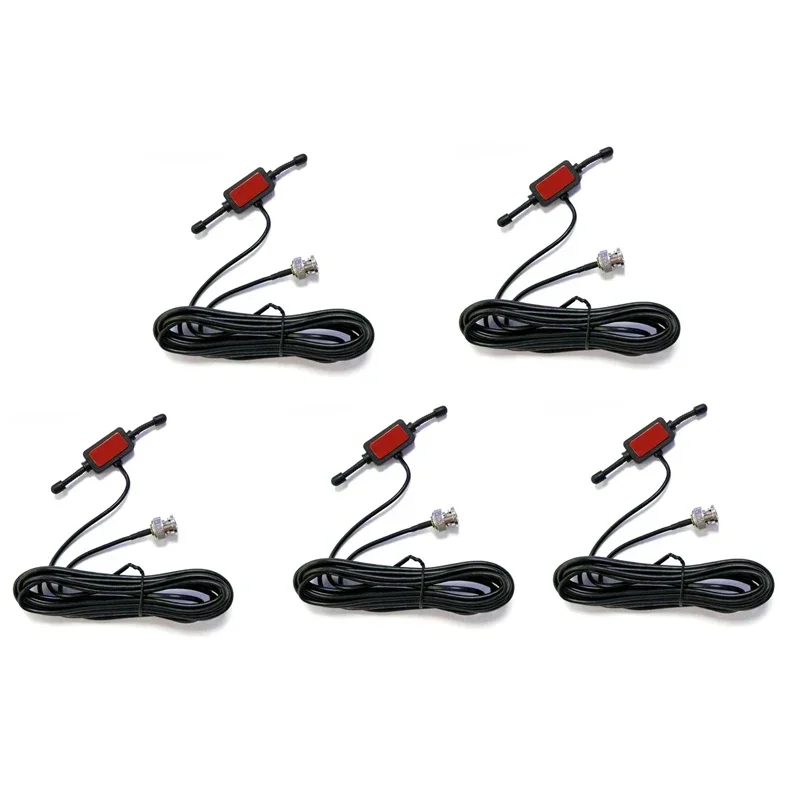 

Lot 5PCS Radioddity Scanner Antenna for Uniden Motorola Full Band Radio Walkie Talkie BNC Glass Mount 4" Mobile Transceiver