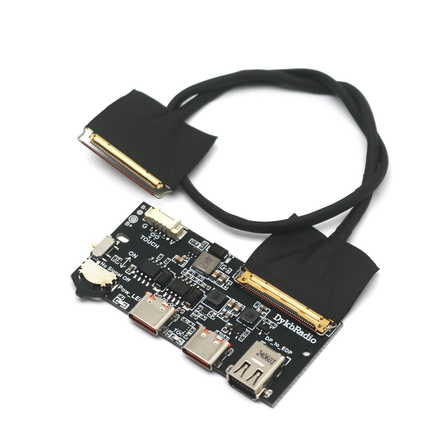 30Pin 40Pin DP To EDP Driver Board EDP Signal Projection 2K 4K Portable LCD Display Screen 60hz 240HZ 1080P Monitor for Laptop