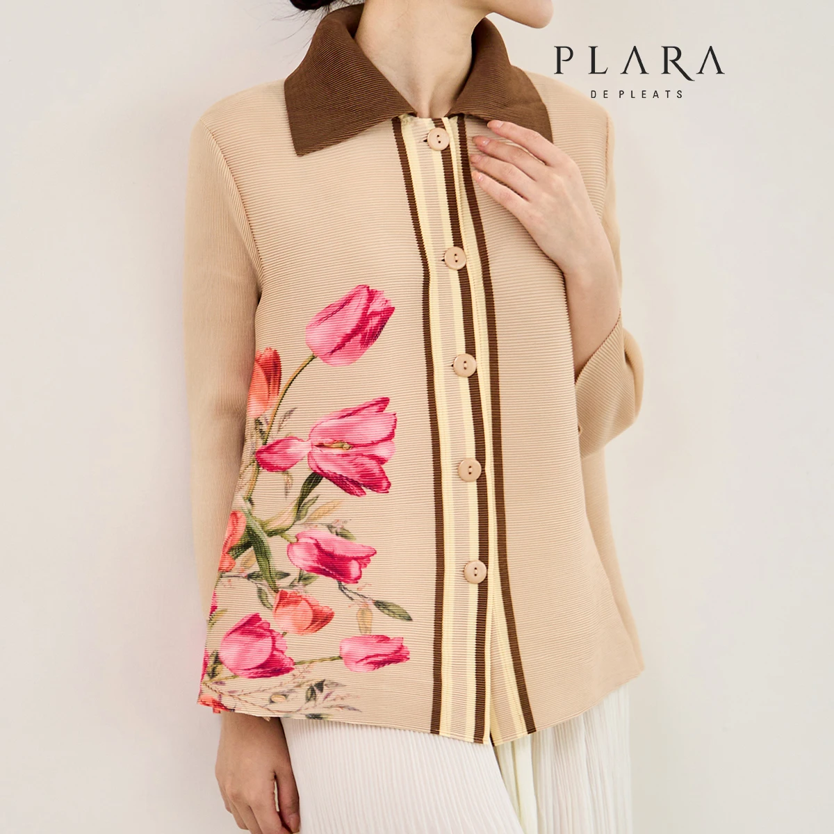 PLARA (up to 88) Flitz Tulip Bouquet Blouses _ PK4SBL042A