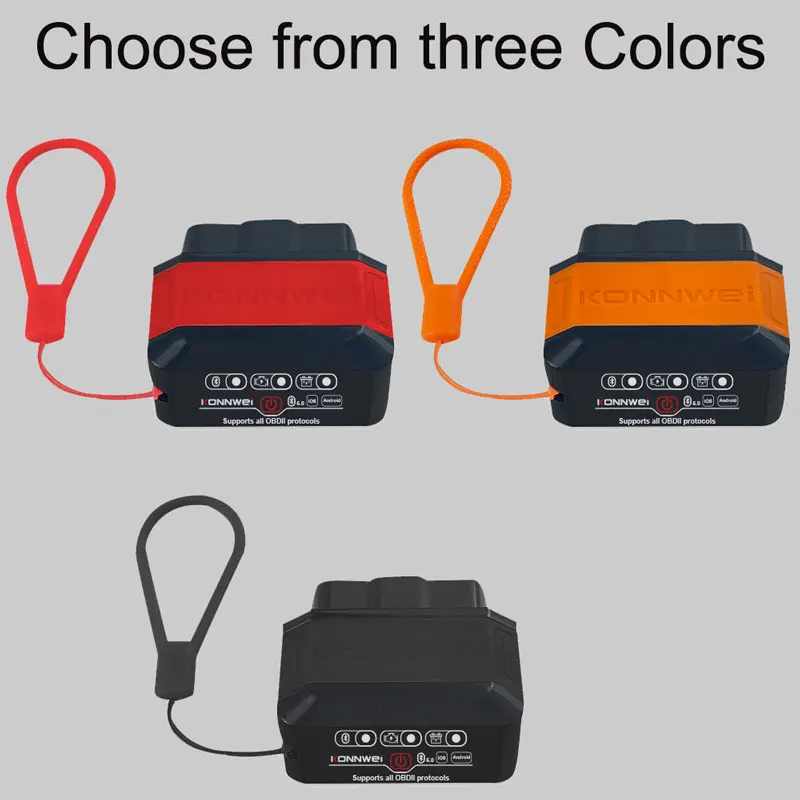 Konnwei KW906 Bluetooth 5.0 ELM327 V1.5 OBD2 Scanner For Android iOS OBDII Auto Car Diagnostic Tools ELM 327 OBD 2 Code Reader