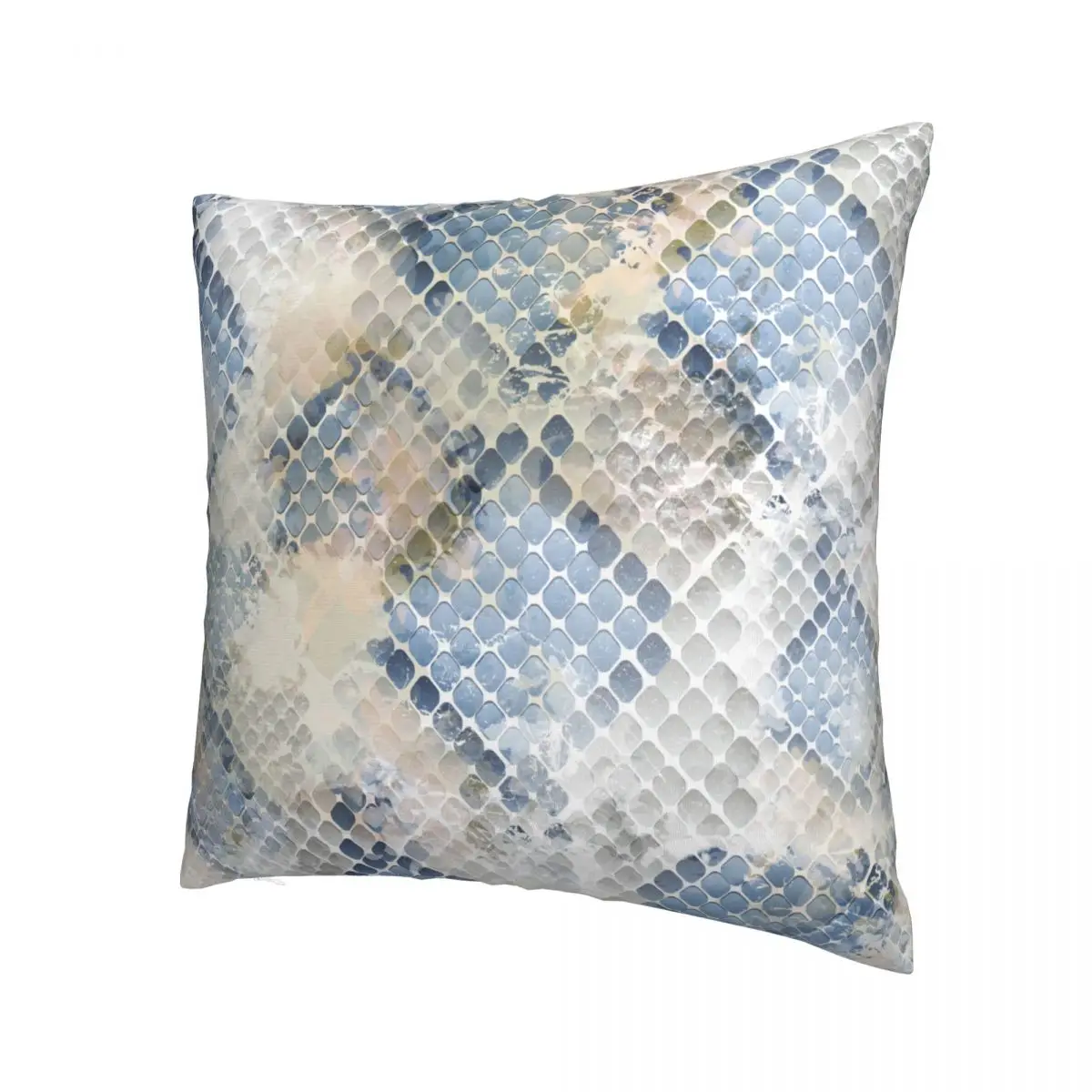 Snake Skin Pattern Retor Pillowcase Printing Polyester Cushion Cover Gift Throw Pillow Case Cover Bedroom Zipper 45*45cm