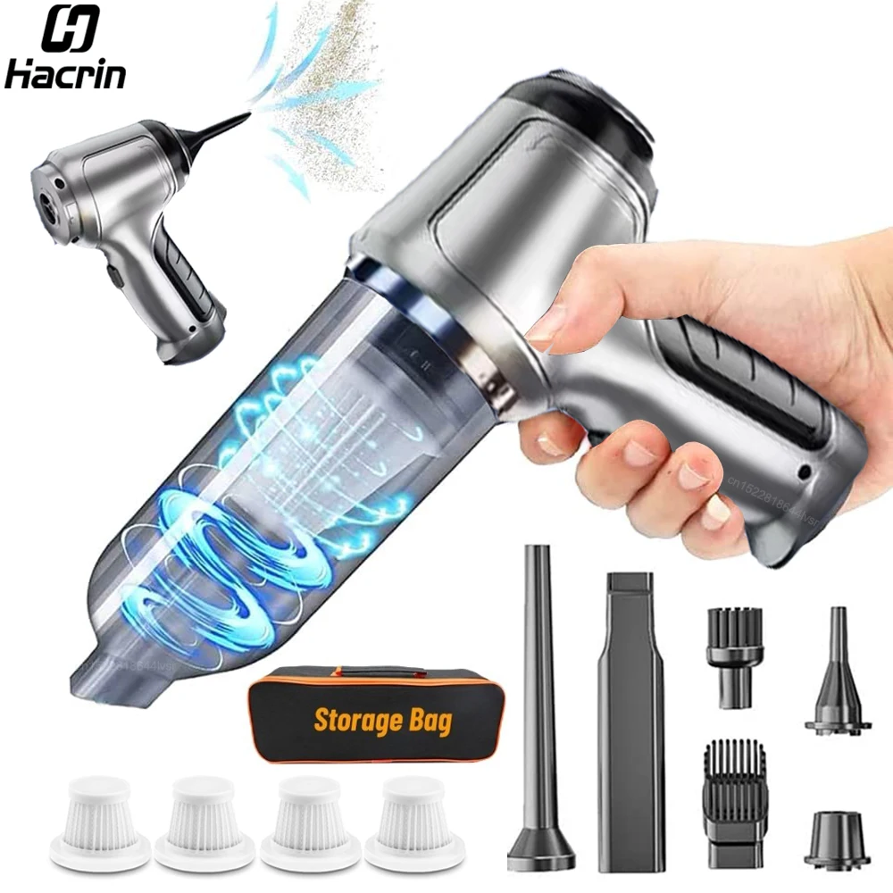 Car Vacuum Cleaner Portable Vacuum Cleaner 95000PA Strong Suction Wireless Handheld Vacuum Cleaner Powerful Blower for Car Home