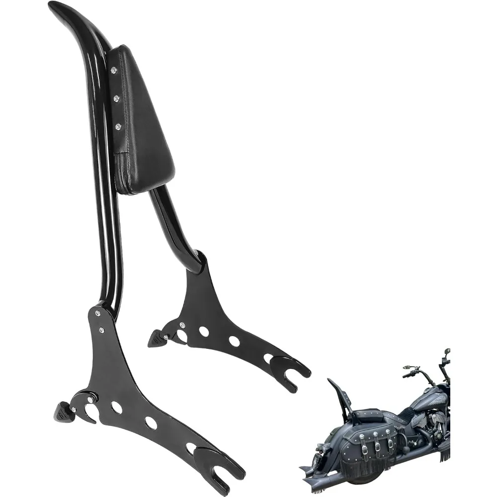 

29-дюймовая глянцевая черная подкладка с шипами для спинки пассажира, задняя подставка, подходит для 2014-2023 индийских Springfield Dark Horse, аксессуары R