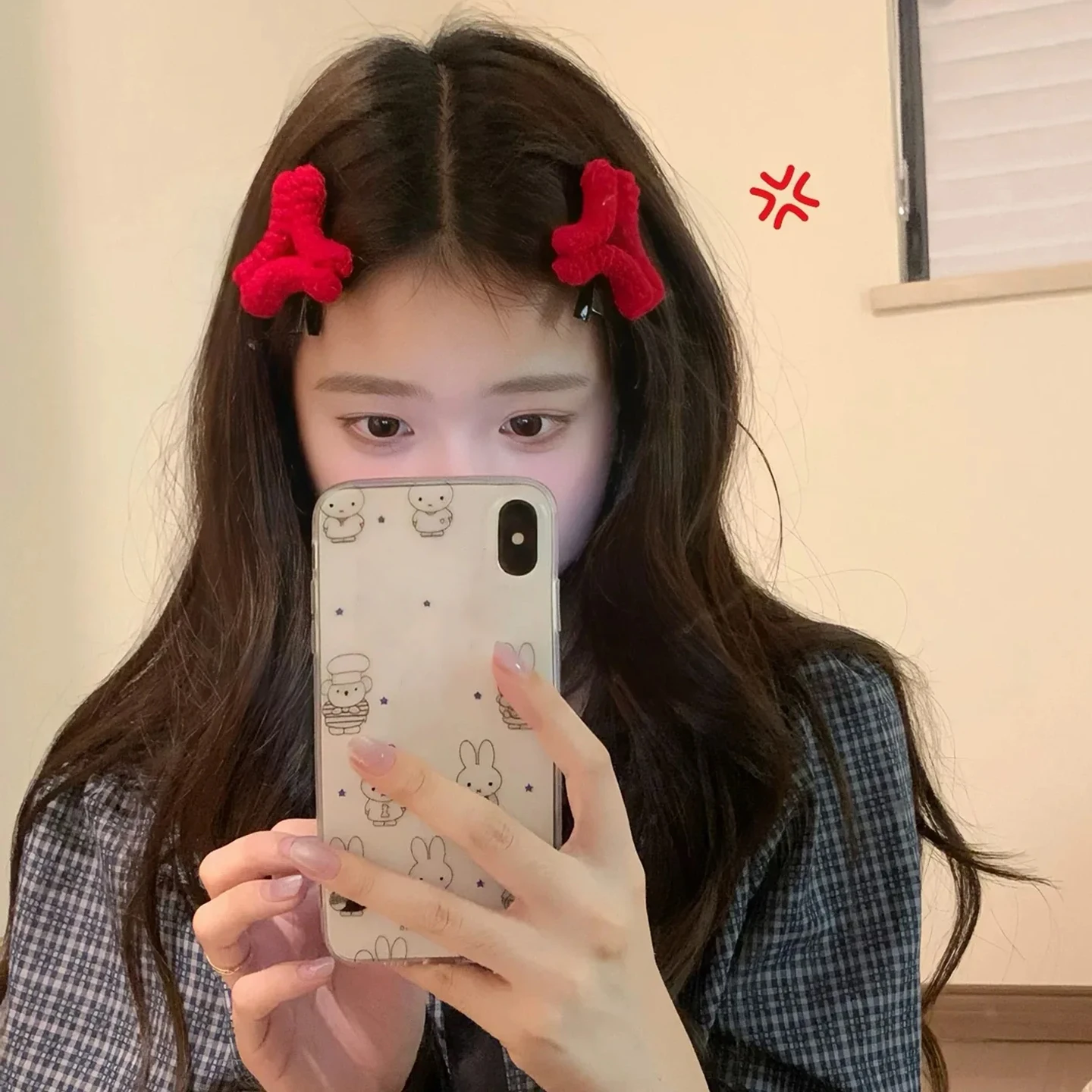 2개 세트 화난 얼굴 모양 머리핀 물방울 모양 화난 얼 - Women Accessories Dropshipping 리뷰 및 가격
