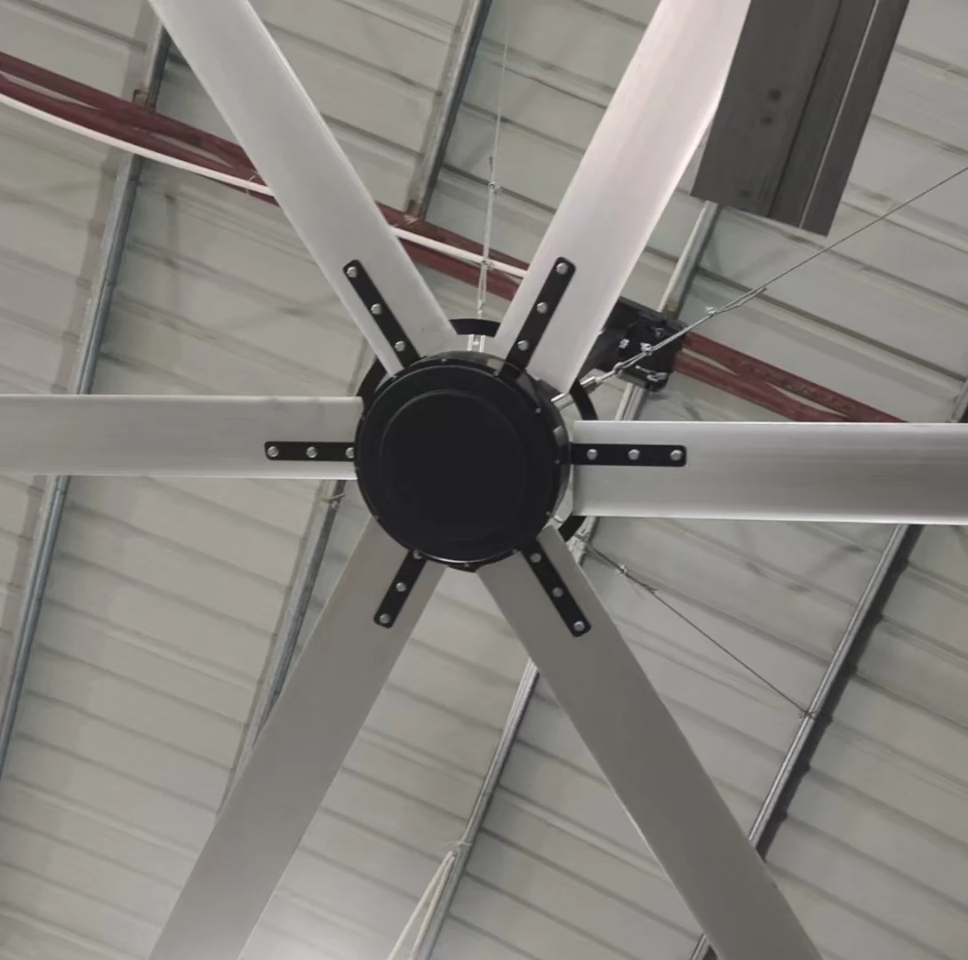 

17FT OEM Электрический гигантский промышленный потолочный вентилятор Hvls на заводе