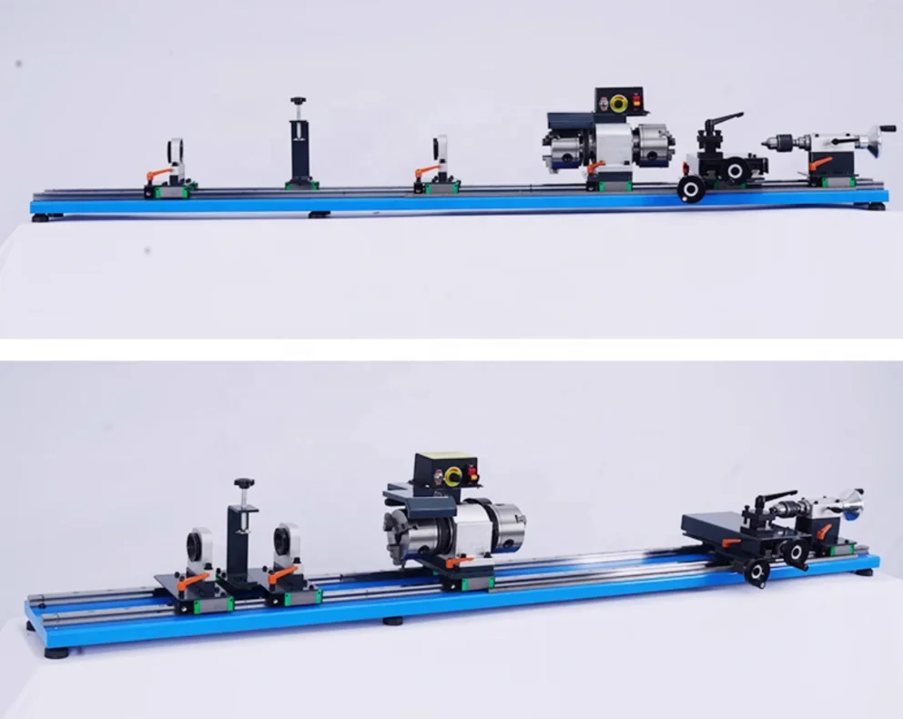 Double Chuck Variable Speed High Precision Billiard Cue Snooker Repair Honing Machine Shift Guide Rail Billiard Workshop