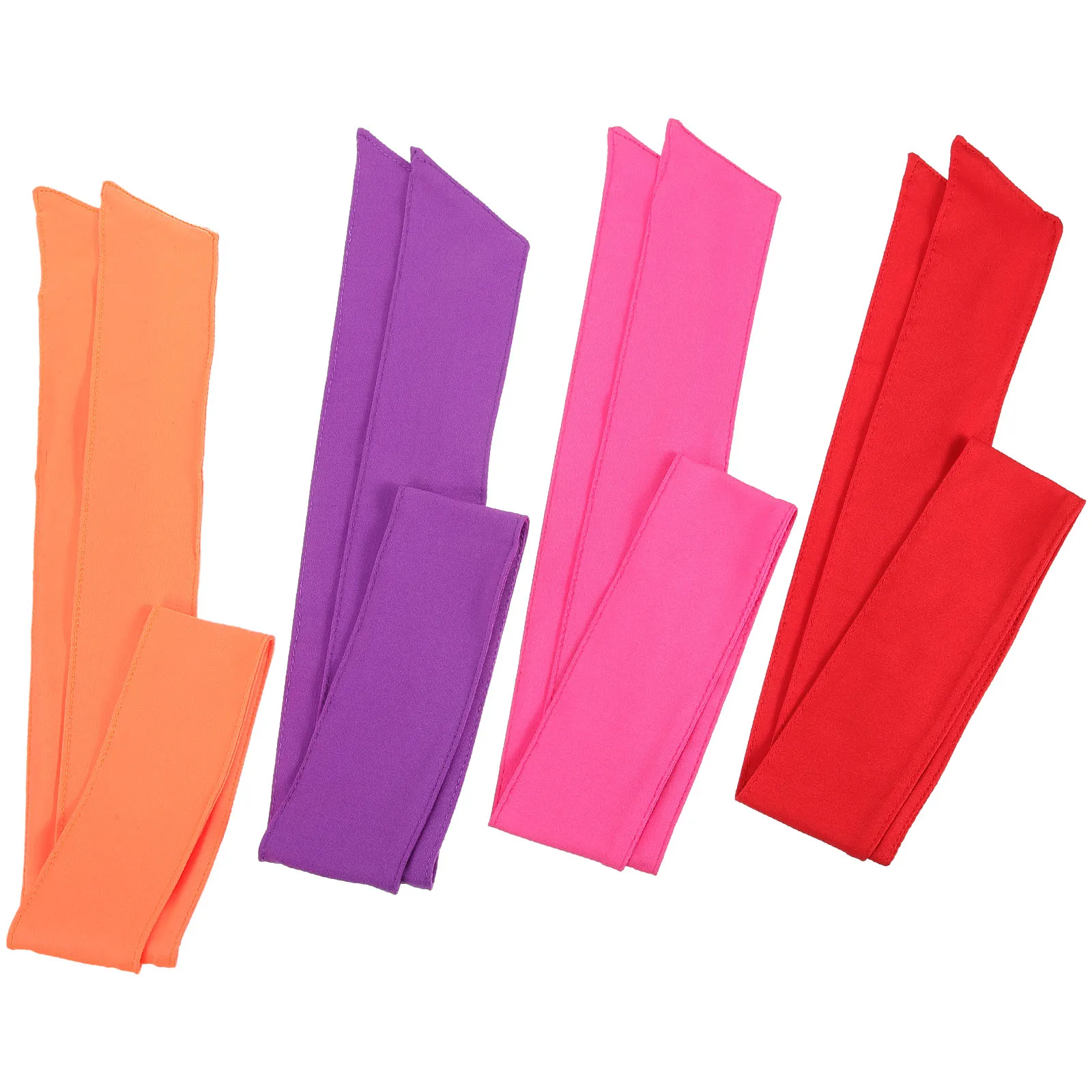 

4pcs Summer Cool Hairbands Women Breathable Sweatbands Headscarf Fashion ThickEdges Wrap Hairstyles Everyday Use Fitness