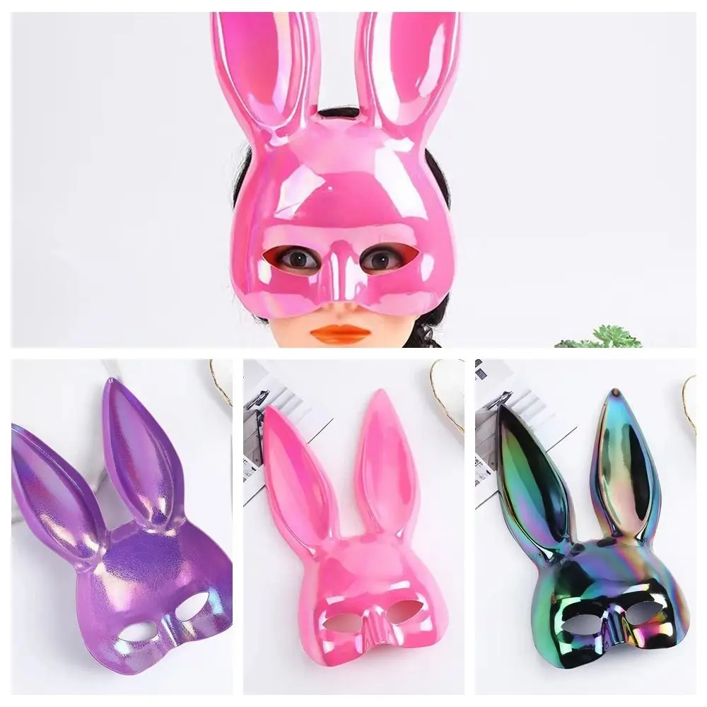 Creative Sexy Bunny Ears Mask Festive Dress Up Cosplay Anime Games Accessories Colorful Masks Sexy Woman Props Christmas Gifts