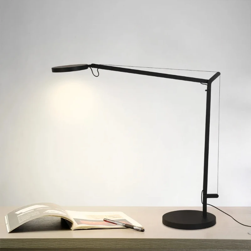 

Simple Design Adjustable Study Desk Lamp Swing Arm Clip-on Desk Lamp Bedroom Office Light Emitting Diode Desk Lamp