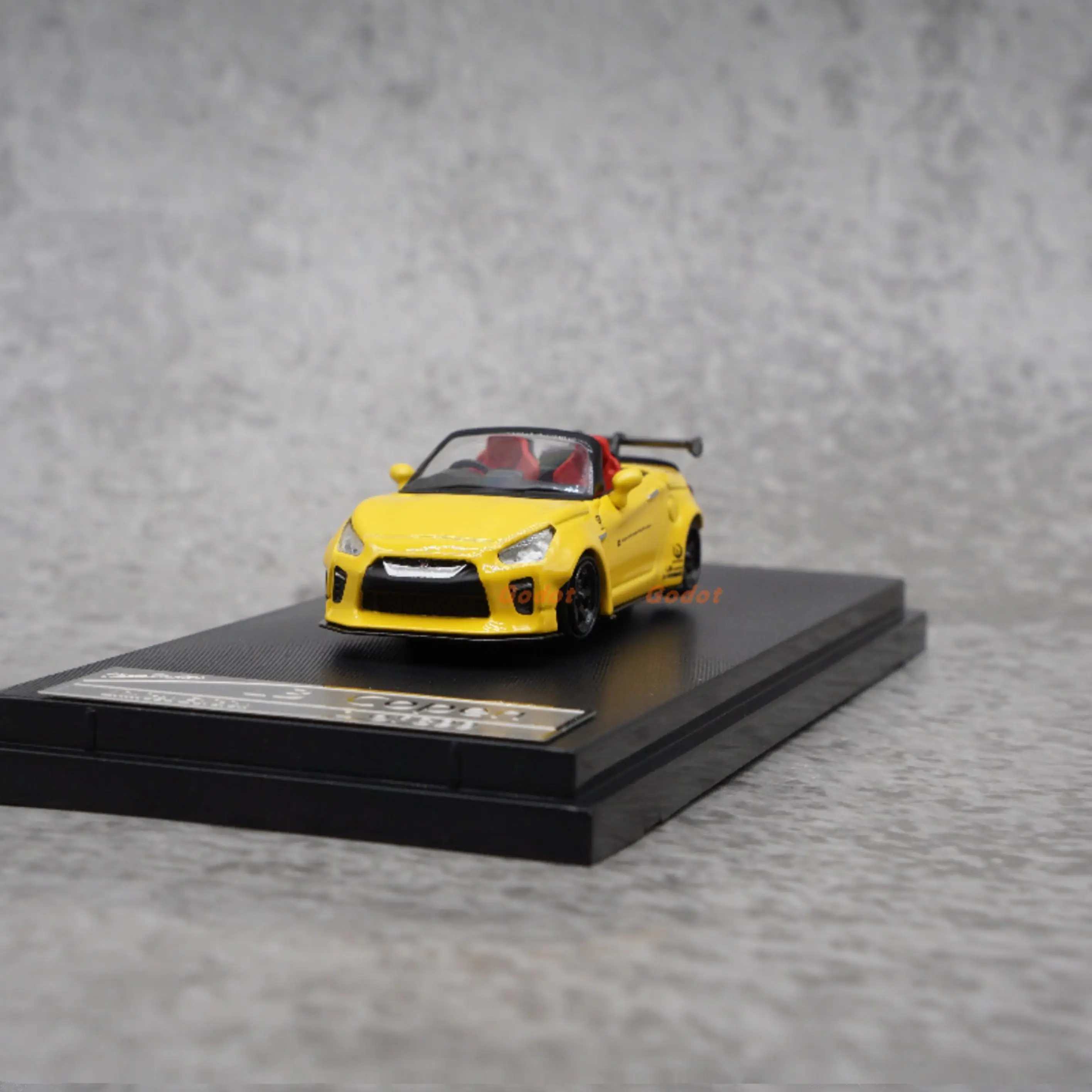 1:64 Nissan GTR LB Copen LA400 GT-K alloy model car decoration