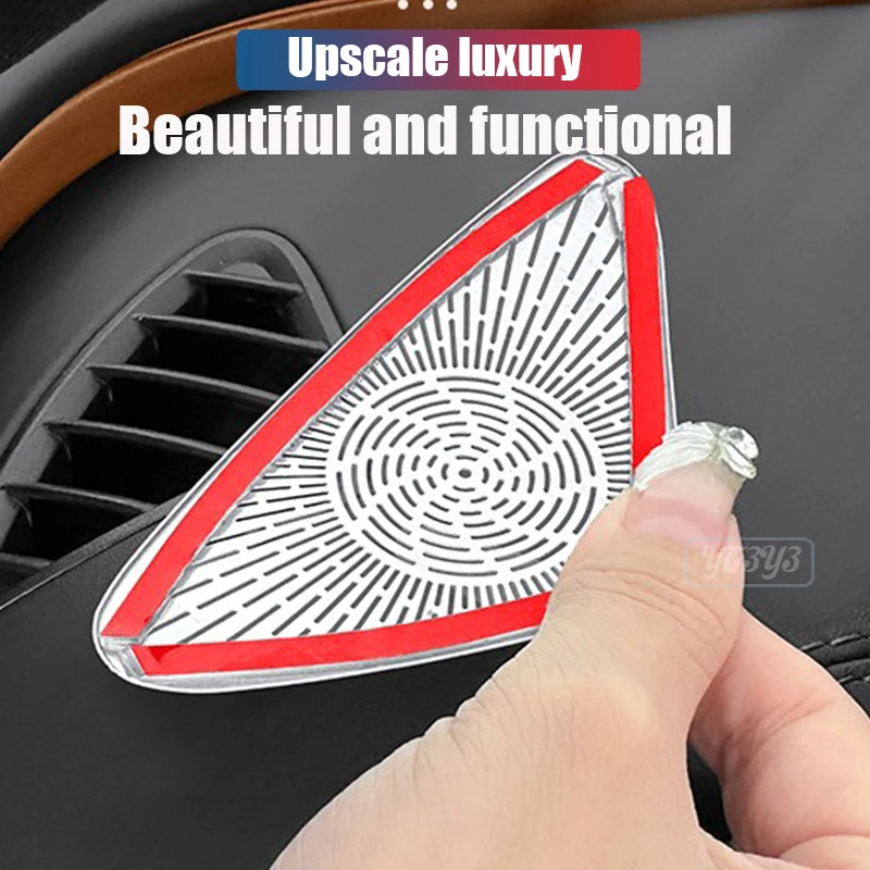 

For Mercedes-Benz 2025 E-Class dashboard side air vent protective cover E450 E350 E300 metal trim cover car interior accessories