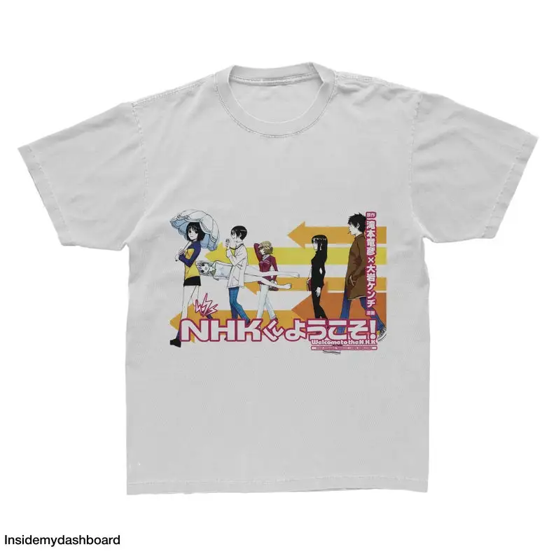 Welcome to the NHK Arrows T-Shirt, N.H.K. ni Yōkoso Shirt, Anime Shirt, NHK Manga Tee