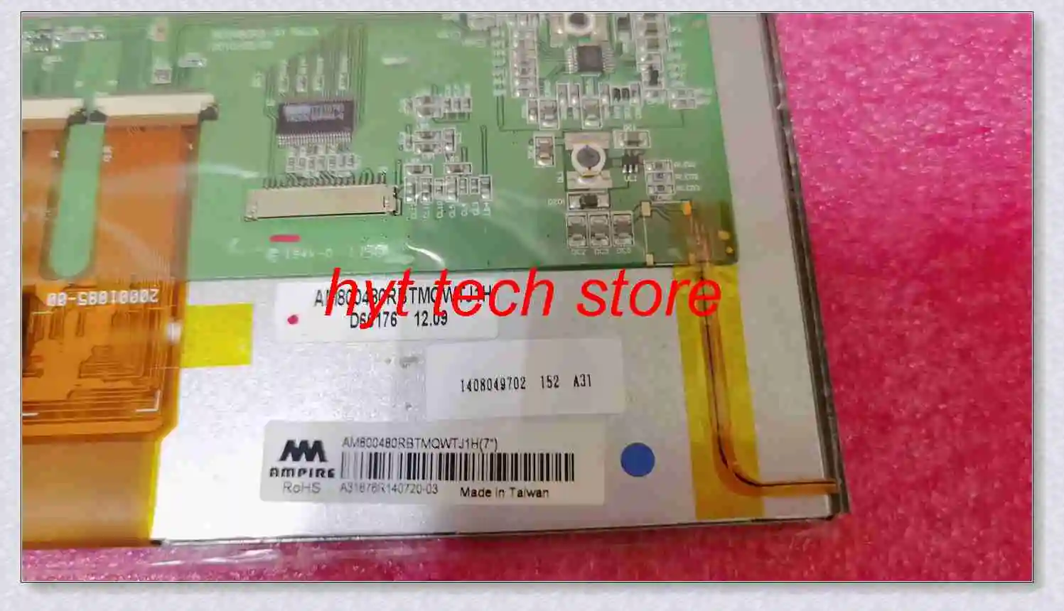 توريد AM800480RBTMQWTJ1H AM800480RHTMQWJ1H-A الأصلي 7.0 بوصة كريستال اللون LCD ، 100% اختبار العمل قبل الشحن
