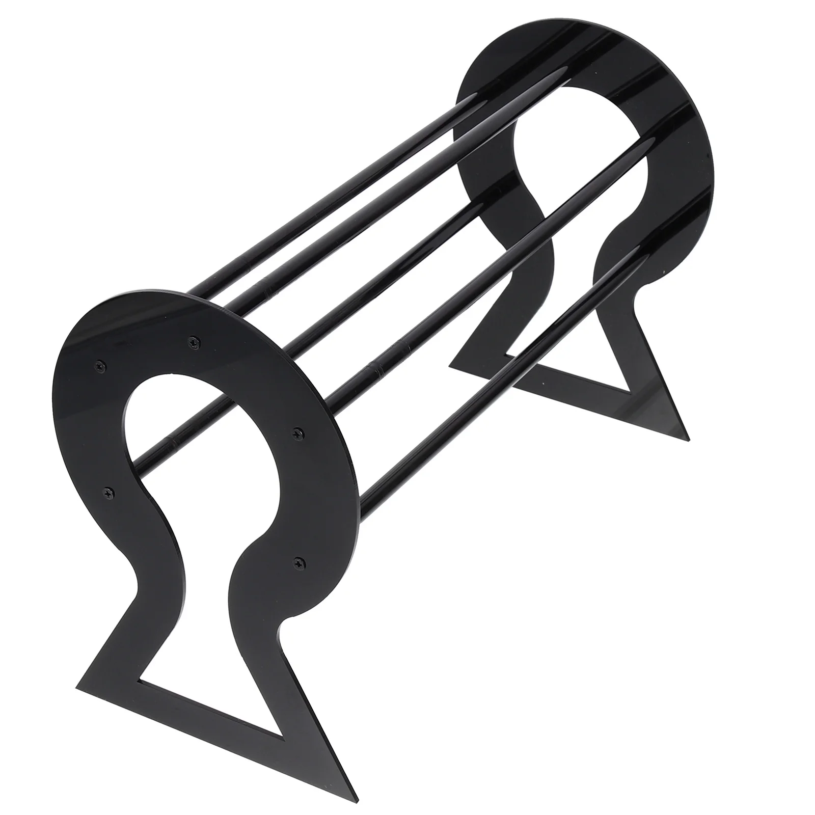 عرض عقال حامل حامل الرف المنظم لربطات الشعر العصابات مجوهرات خواتم القلائد الاكريليك تخزين هوب T