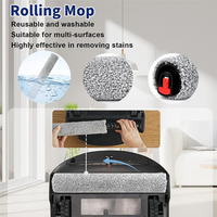 CKFAM-For Eufy Omni S1 Pro/E25/E28 Robot Vacuum Cleaner Replacement Parts-11PCS Washable Side Brush Rolling Mop Set