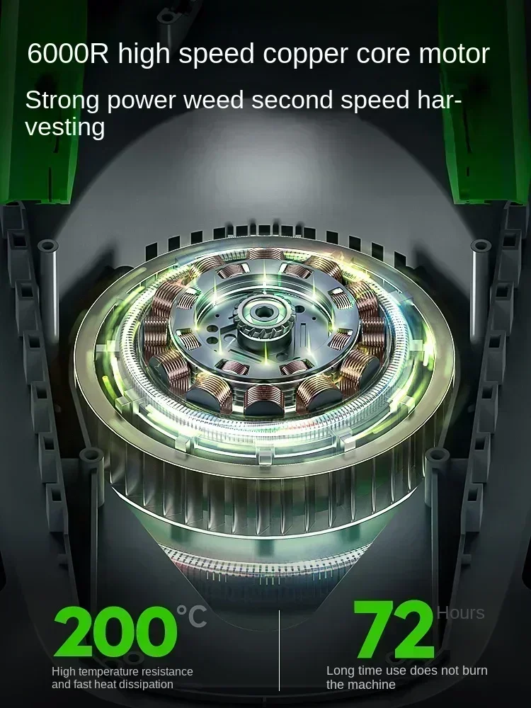 220V New Electric Lawn Mower with High Power for Small Gardens and Multifunctional Home Use C