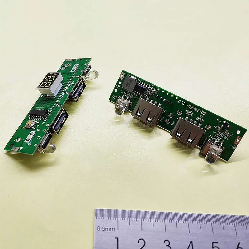 

New Sale 5V 2A Digital Display Power Bank Circuit Strip Module TYPE-C Micro USB A8188Mobile Power Motherboard