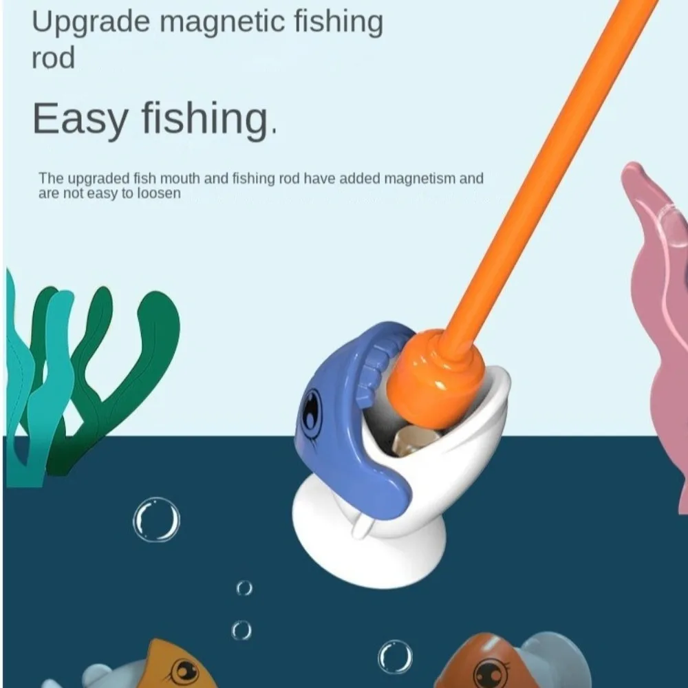 New Simple Dinosaur Magnetic Fishing Toys with Rod Non-Rotating Dinosaur Fish Toy Gifts Kids Fishing Rod Game for Children