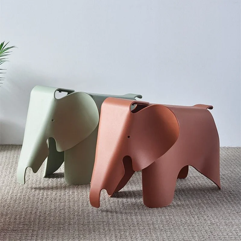 

Nordic Style Creative Decoration Elephant Chair Change Shoes Chair Stool Elephant Cute Elephant Chairs Living Room Furniture