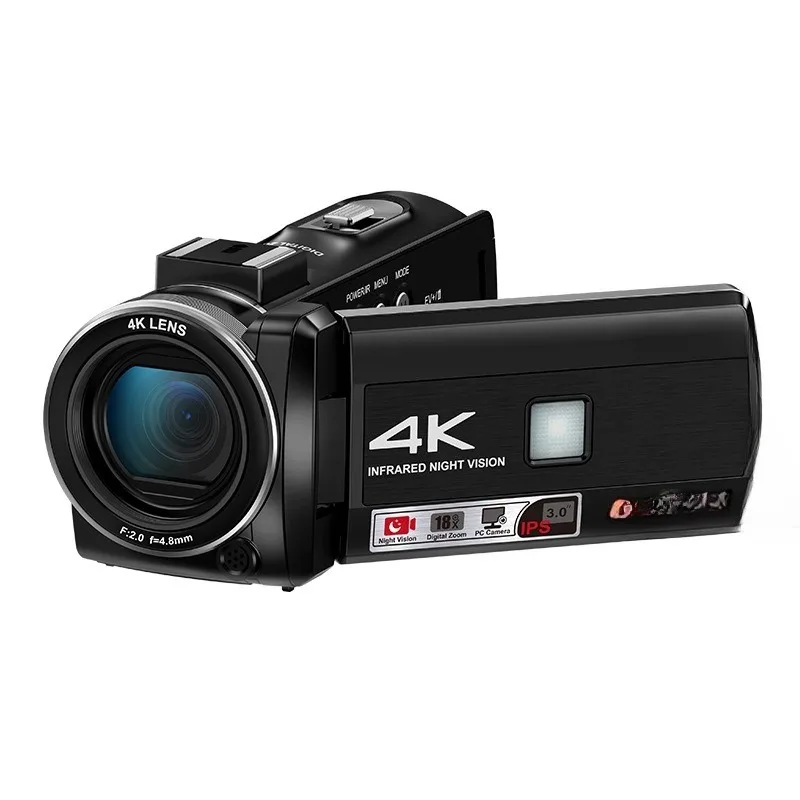 

High definition 4K digital camera can be external hot shoe accessories microphone fill light