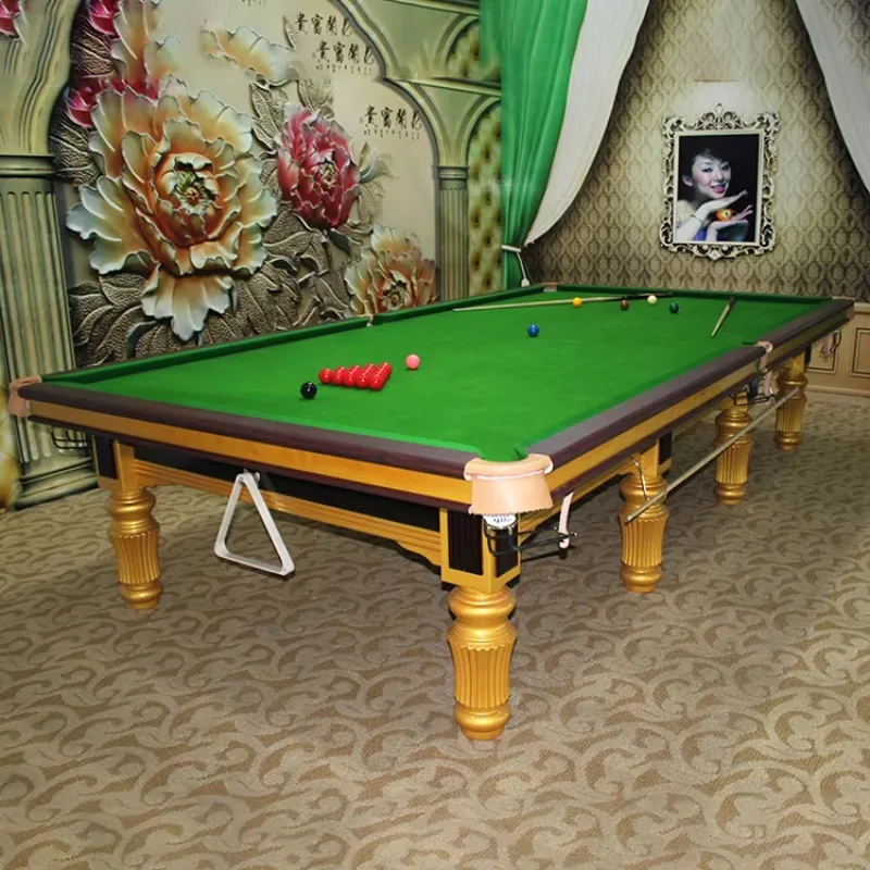 

China Factory 12FT Snooker Pool Table With Full Accessories
