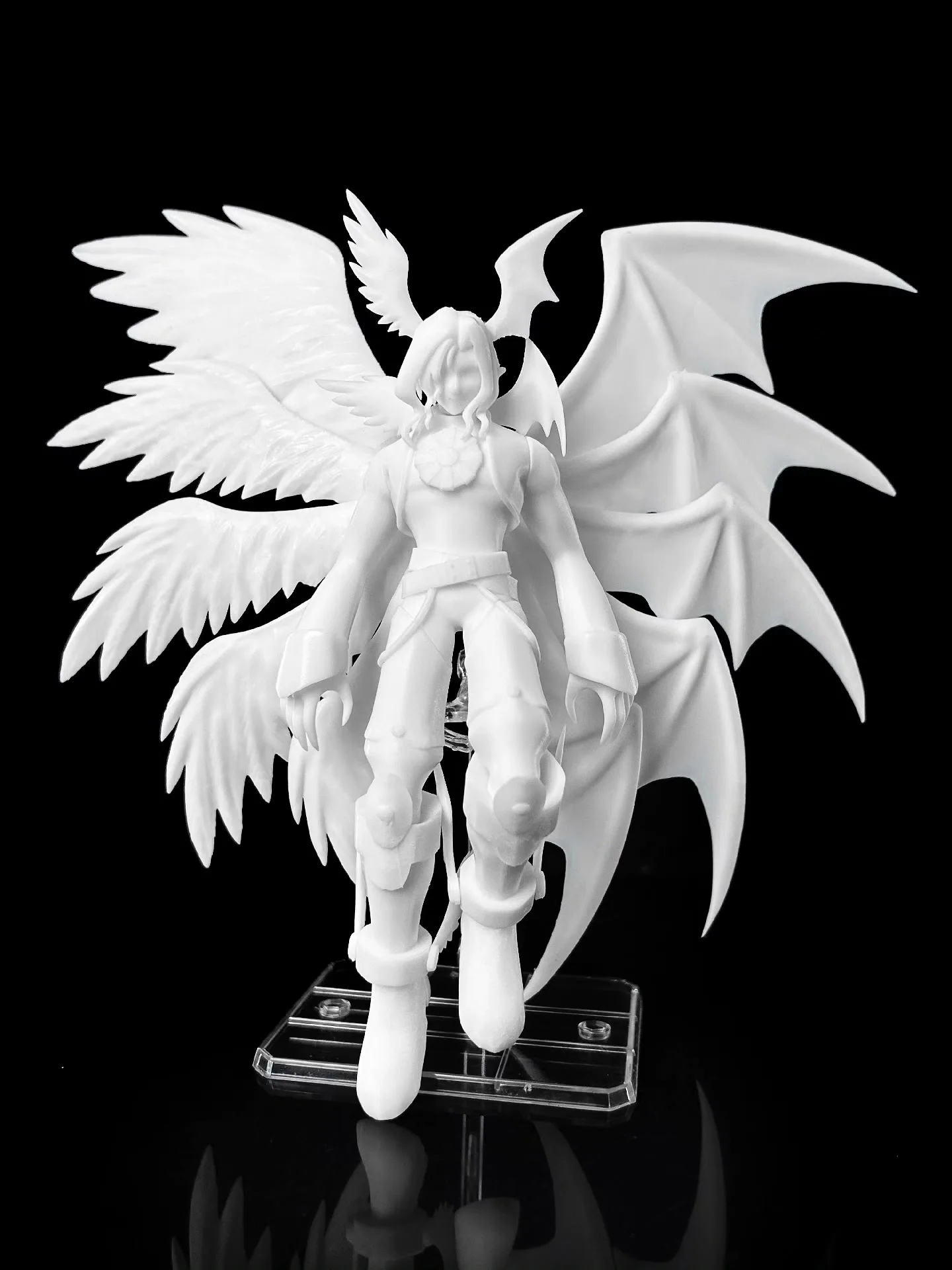 Model Customization 15cm Lucemon: Falldown Mode Model Toy Digimon Adventure Gk Customize Lucemon