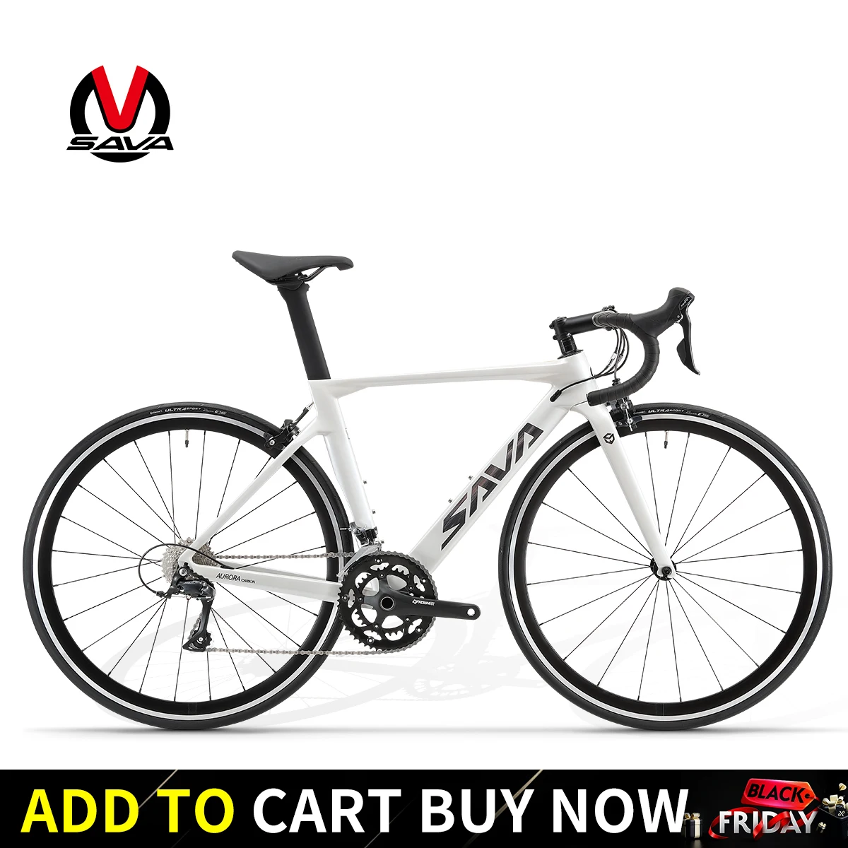 SAVA New Bike R09-R3000 18 Speed Carbon Fiber Road Bike with SHIMAN0 SORA Men's Bike UCI Racing Bike